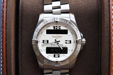 breitling aerospace white dial|breitling aerospace review.